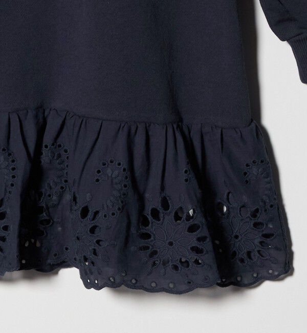 UNITED ARROWS green label relaxing「裏毛ヘムレース ワンピース / キッズ  100cm-160cm」|ワンピース|