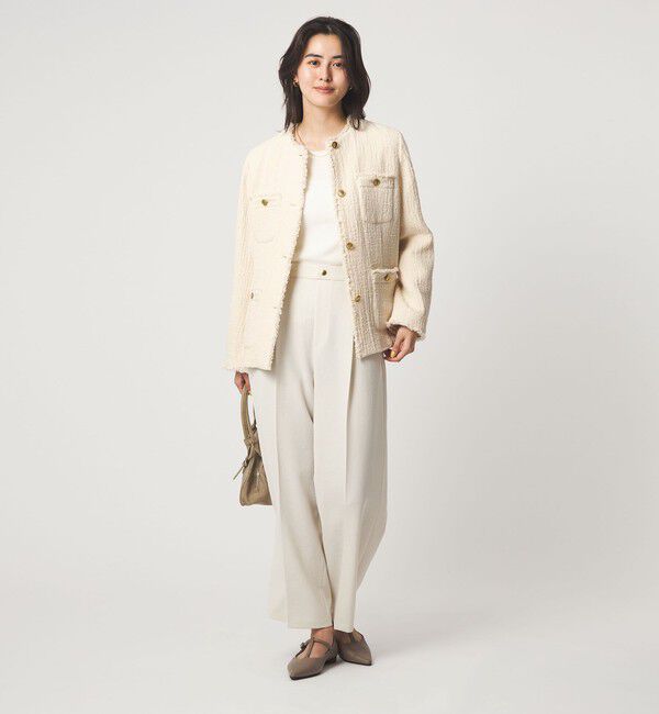 UNITED ARROWS green label relaxing「［size SHORTあり］Bisentino ノーカラー ジャケット」|ノーカラージャケット|