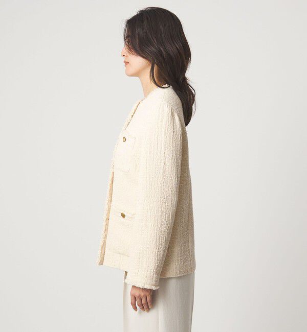 UNITED ARROWS green label relaxing「［size SHORTあり］Bisentino ノーカラー ジャケット」|ノーカラージャケット|