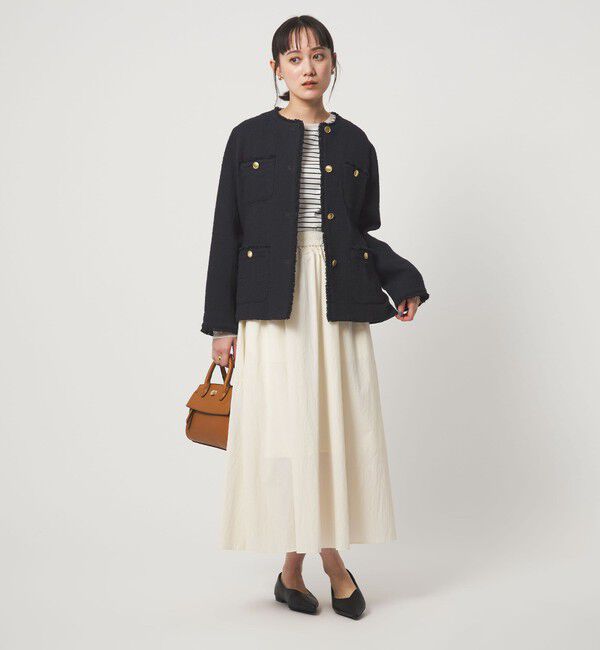 UNITED ARROWS green label relaxing「［size SHORTあり］Bisentino ノーカラー ジャケット」|ノーカラージャケット|