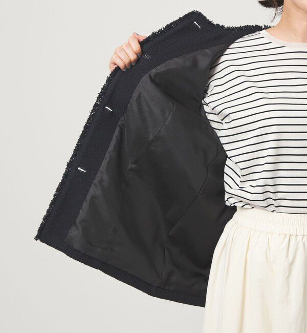 UNITED ARROWS green label relaxing「［size SHORTあり］Bisentino ノーカラー ジャケット」|ノーカラージャケット|