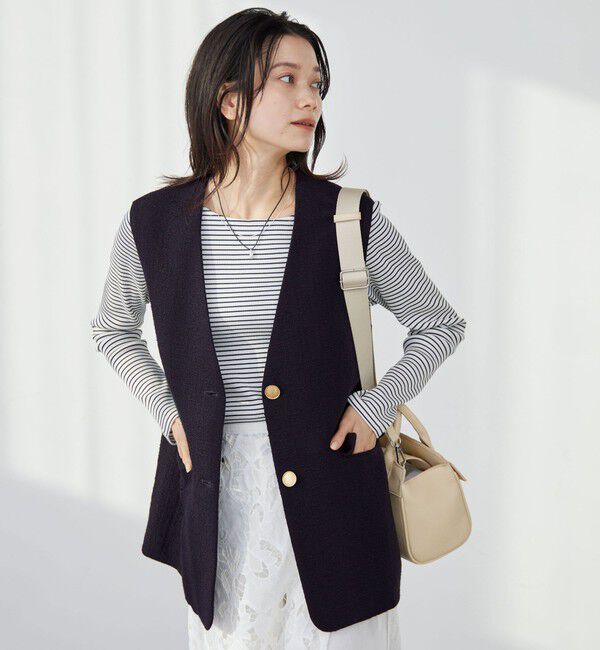 UNITED ARROWS green label relaxing「Bisentino ジレ」|ベスト・ジレ|