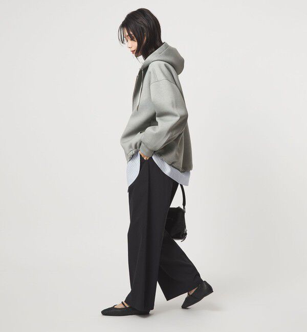 UNITED ARROWS green label relaxing「［size SHORTあり］ダンボール ジップ フーディ」|パーカー|