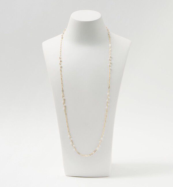 UNITED ARROWS green label relaxing「2WAY チェーン フェイクパール コンビネックレス」|ネックレス|