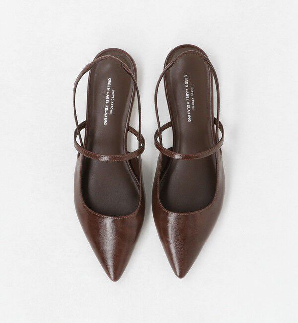 UNITED ARROWS green label relaxing「ポインテッド ストラップ シューズ」|パンプス|