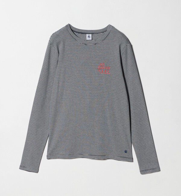 UNITED ARROWS green label relaxing「【別注】＜PETIT BATEAU＞ロングスリーブ プリント Tシャツ」|Tシャツ・カットソー|