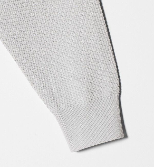 UNITED ARROWS green label relaxing「A+ ポリエステル タック モックネック 長袖 ニット -ウォッシャブル-」|ニット・セーター|