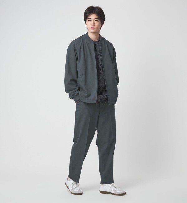 UNITED ARROWS green label relaxing「FREELITCH リブ ブルゾン -2WAYストレッチ・吸水速乾-」|ブルゾン・スタジャン|