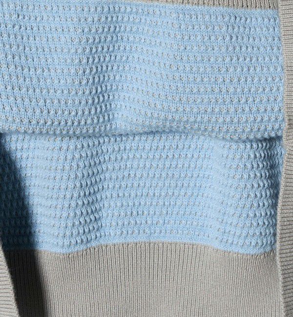 UNITED ARROWS green label relaxing「コットン リバー カノコ クルーネック ニット」|ニット・セーター|