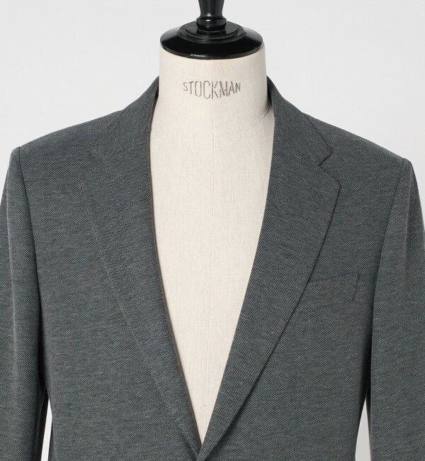 UNITED ARROWS green label relaxing「ECOPET(R) ハニカムジャージ 2B ジャケット -ウォッシャブル-」|テーラードジャケット|