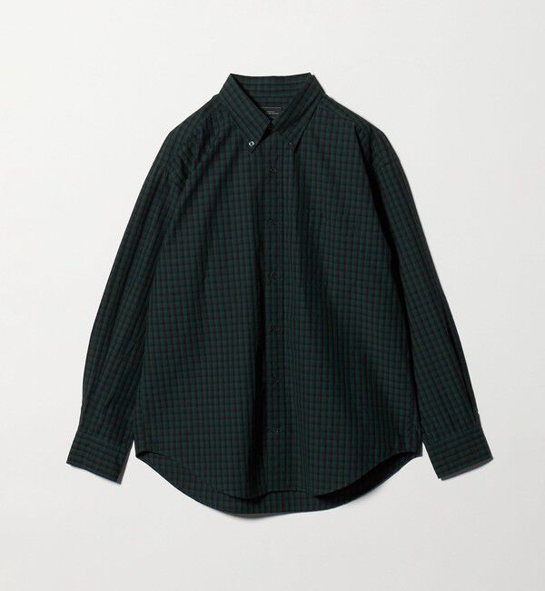 UNITED ARROWS green label relaxing「120/2 ブロード ボタンダウン シャツ」|シャツ・ブラウス|DK.GREEN