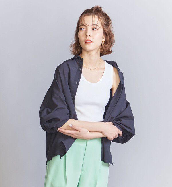 BEAUTY&YOUTH UNITED ARROWS「コットンブレンド テレコ タンクトップ」|タンクトップ|