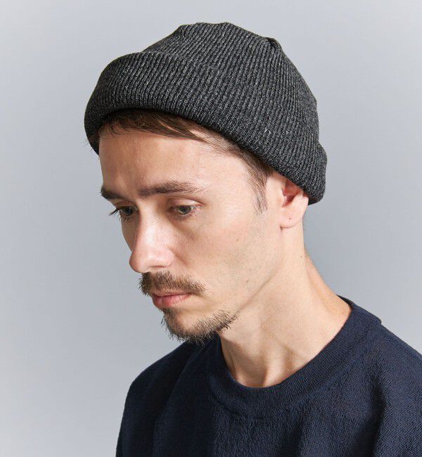 BEAUTY&YOUTH UNITED ARROWS「＜Racal＞ ロール ニットキャップ」|ニット帽|DK.GRAY