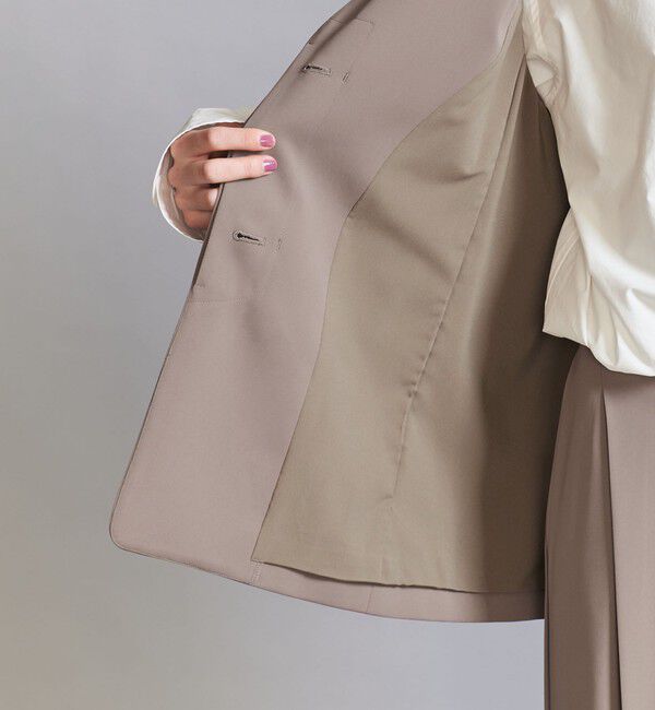 BEAUTY&YOUTH UNITED ARROWS「【WEB限定 Wardrobe DAILY MINIMAL】ダブルクロス リボンベルトジレ ウォッシャブル」|ベスト・ジレ|