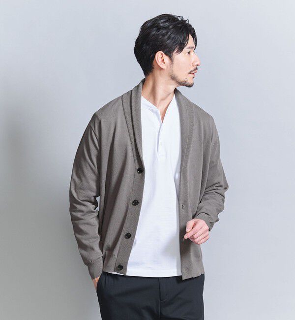 BEAUTY&YOUTH UNITED ARROWS「【WEB限定 WARDROBE SMART】KOUKIN ショールカラー カーディガン【抗菌・防臭】」|カーディガン|