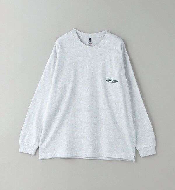 California General Store「＜CGS.＞オーガニック コットン ロングスリーブ ロゴ Tシャツ」|Tシャツ・カットソー|