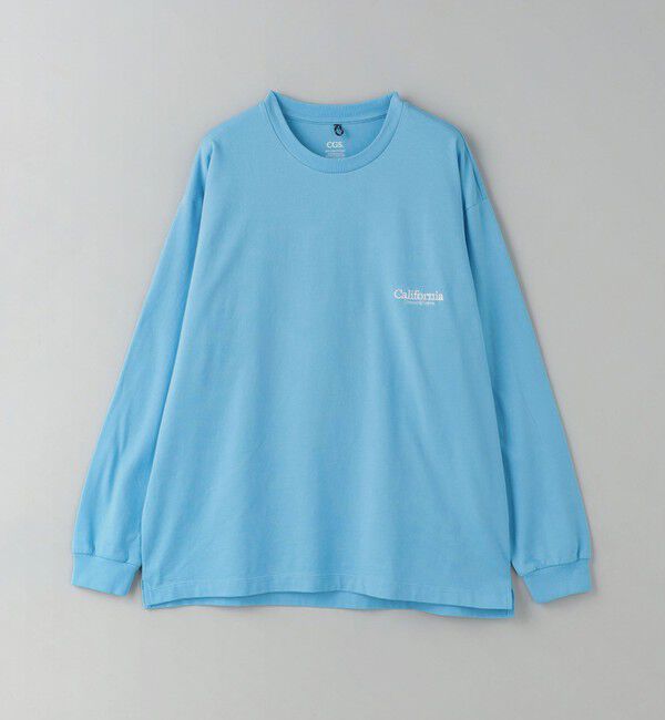California General Store「＜CGS.＞オーガニック コットン ロングスリーブ ロゴ Tシャツ」|Tシャツ・カットソー|