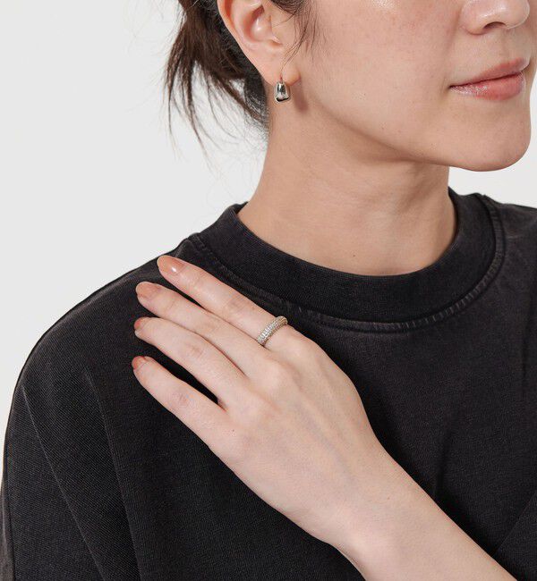 BEAUTY&YOUTH UNITED ARROWS「キュービックジルコニア メタル リング」|リング|