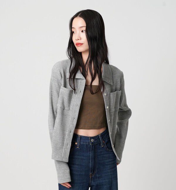 BEAUTY&YOUTH UNITED ARROWS「コットン リブハイネックカーディガン ウォッシャブル」|カーディガン|