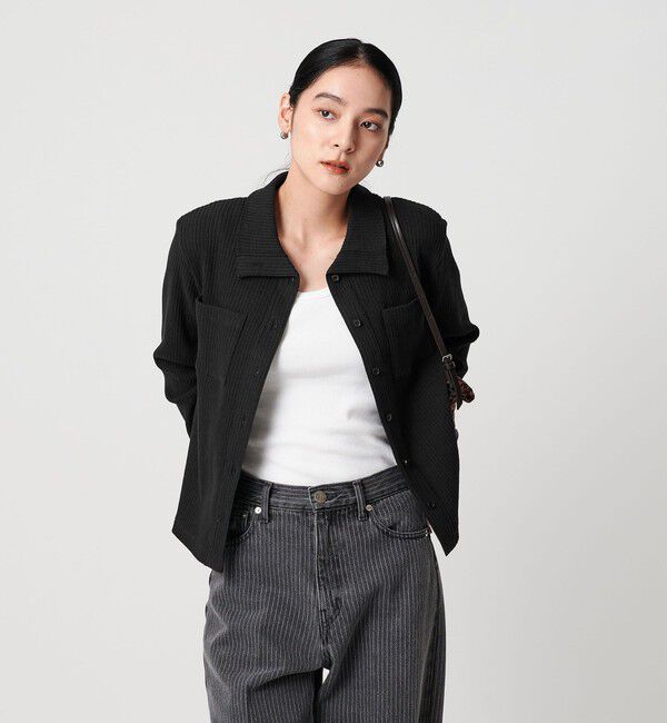 BEAUTY&YOUTH UNITED ARROWS「コットン リブハイネックカーディガン ウォッシャブル」|カーディガン|