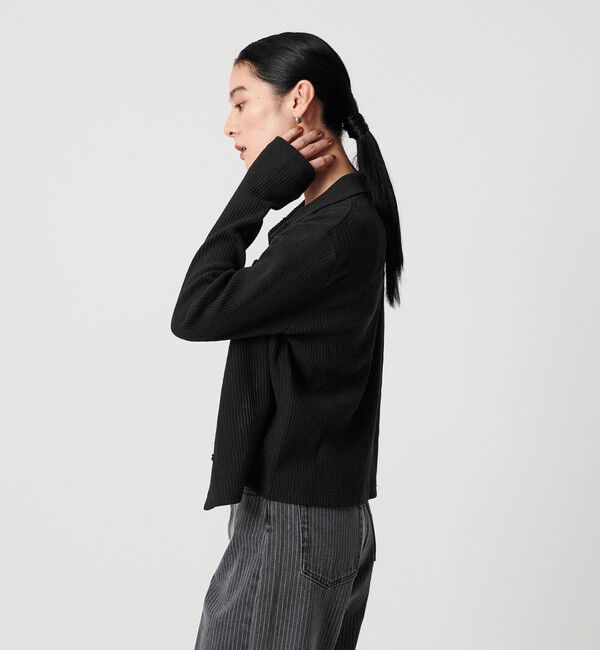 BEAUTY&YOUTH UNITED ARROWS「コットン リブハイネックカーディガン ウォッシャブル」|カーディガン|