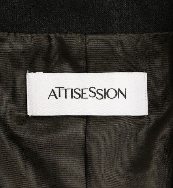 ATTISESSION「＜ATTISESSION＞タイ シャツスリーブ ジャケット 2WAY」|テーラードジャケット|