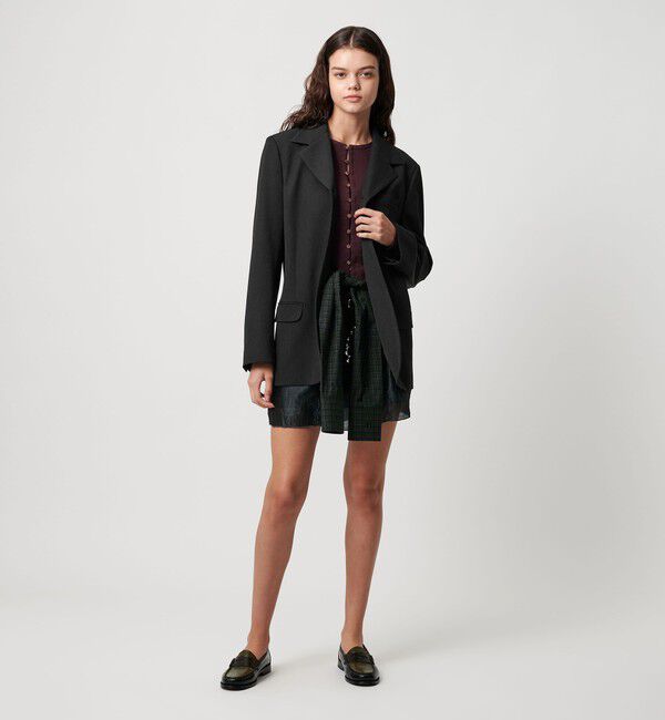 ATTISESSION「＜ATTISESSION＞タイ シャツスリーブ ジャケット 2WAY」|テーラードジャケット|