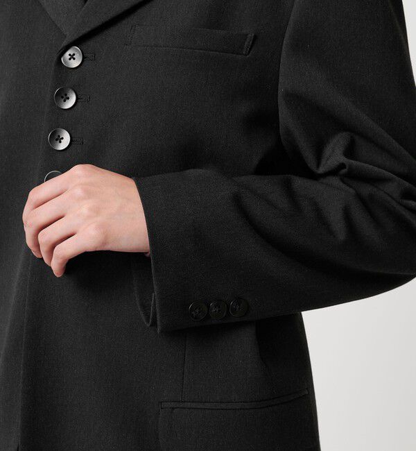 ATTISESSION「＜ATTISESSION＞タイ シャツスリーブ ジャケット 2WAY」|テーラードジャケット|