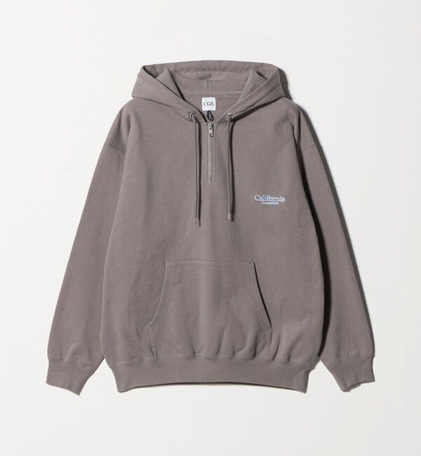 California General Store「＜CGS.＞オーガニックコットン ハーフジップ フーディ スウェット」|スウェット・ジャージ|