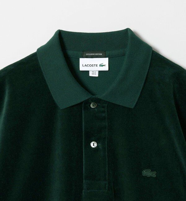 BEAUTY&YOUTH UNITED ARROWS「＜LACOSTE for BEAUTY&YOUTH＞ ベロア ポロシャツ」|Tシャツ・カットソー|