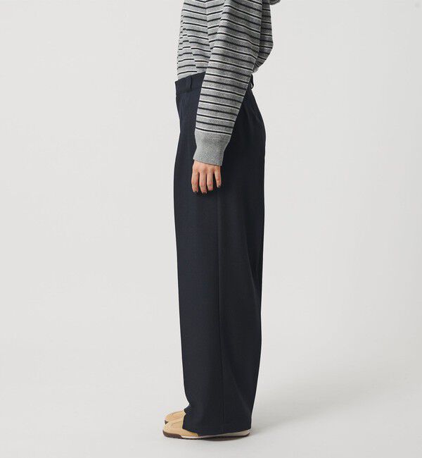 BEAUTY&YOUTH UNITED ARROWS「【WEB限定】ポリエステル タックワイドパンツ ウォッシャブル」|その他|