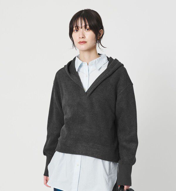 BEAUTY&YOUTH UNITED ARROWS「パイル スキッパーフーディ」|Tシャツ・カットソー|