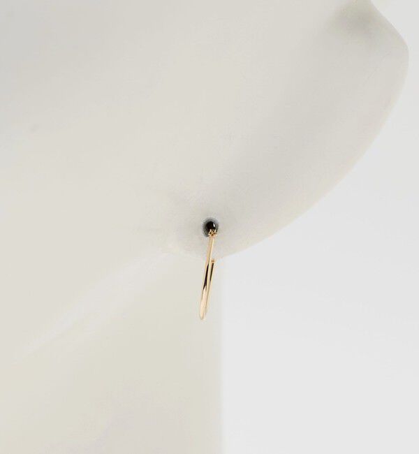 BEAUTY&YOUTH UNITED ARROWS「K10 パイプ オーバル フープピアス」|ピアス|