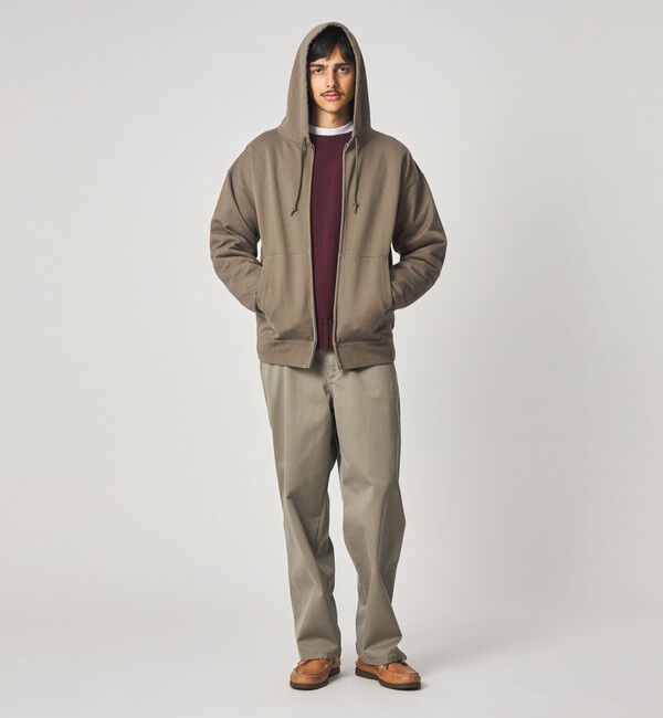 STEVEN ALAN「＜Steven Alan＞ ウラケ ジップ フーデイー」|パーカー|