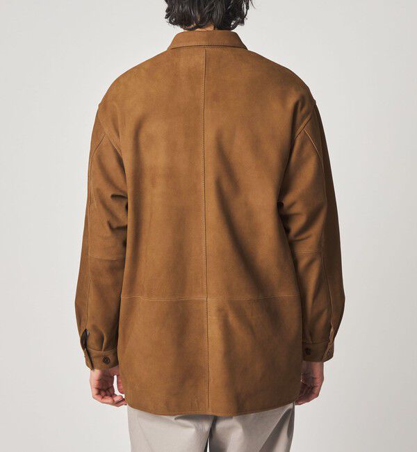 STEVEN ALAN「＜Steven Alan＞ ゴート スエード レザー カバーオール」|ブルゾン・スタジャン|