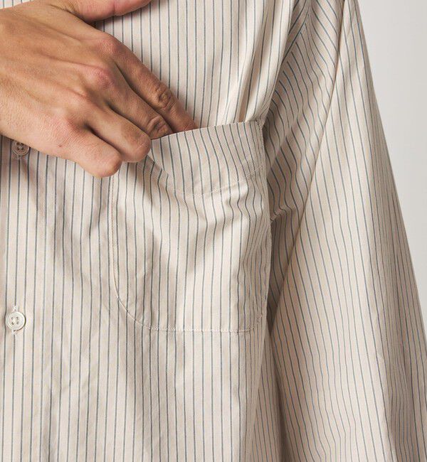 STEVEN ALAN「＜Steven Alan＞ ヘイズ ストライプ レギュラーカラー シャツ NARROW」|シャツ・ブラウス|