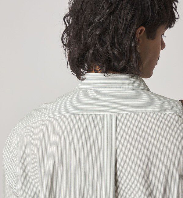 STEVEN ALAN「＜Steven Alan＞ ヘイズ ストライプ レギュラーカラー シャツ NARROW」|シャツ・ブラウス|