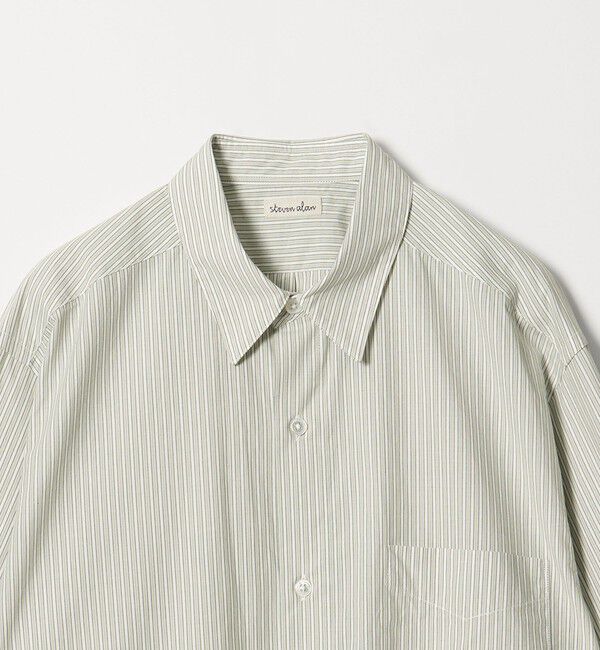 STEVEN ALAN「＜Steven Alan＞ ヘイズ ストライプ レギュラーカラー シャツ NARROW」|シャツ・ブラウス|