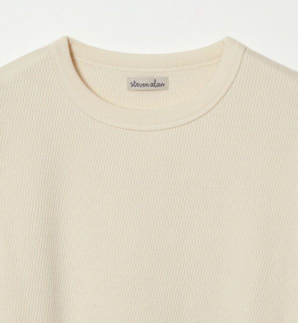 STEVEN ALAN「＜Steven Alan＞ ラダー サーマル クルーネック カットソー NARROW」|Tシャツ・カットソー|