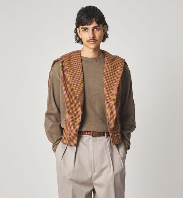 STEVEN ALAN「＜Steven Alan＞ ラダー サーマル クルーネック カットソー NARROW」|Tシャツ・カットソー|