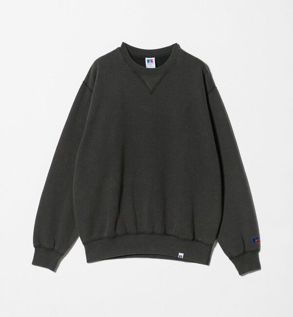 BEAUTY&YOUTH UNITED ARROWS「＜RUSSELL ATHLETIC &times; BEAUTY&YOUTH＞フェード クルーネック スウェット」|Tシャツ・カットソー|BLACK