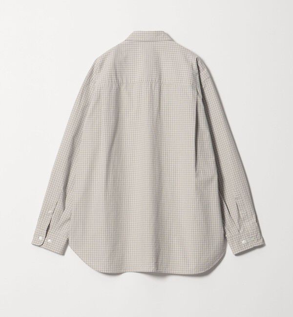 STEVEN ALAN「＜Steven Alan＞ ポプリン グラフチェック レギュラーカラー シャツ LOOSE」|シャツ・ブラウス|