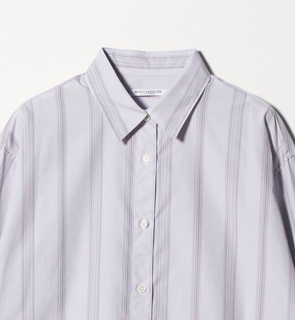 BEAUTY&YOUTH UNITED ARROWS「コットン ストライプ ロングシャツ」|シャツ・ブラウス|