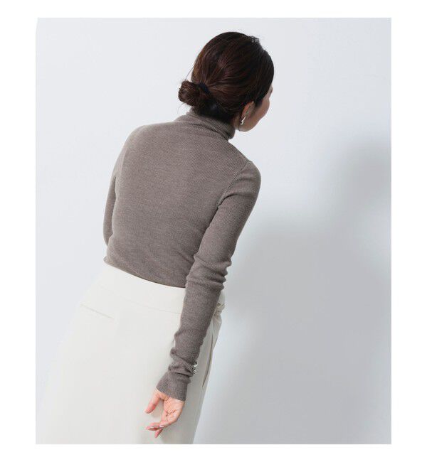 Demi-Luxe BEAMS 「リブ タートルネックニット」|ニット・セーター|