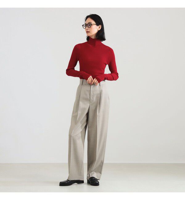 Demi-Luxe BEAMS 「リブ タートルネックニット」|ニット・セーター|