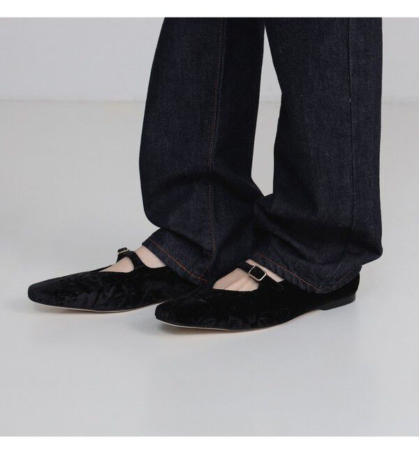 Demi-Luxe BEAMS 「upper hights / THE AMALIE BLUERINSE デニムパンツ」|デニム|