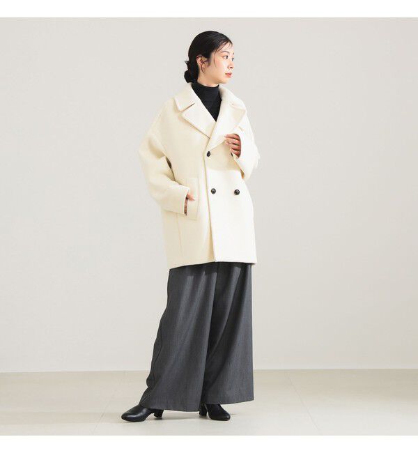 Demi-Luxe BEAMS 「TICCA / ウール ピーコート」|ブルゾン・スタジャン|
