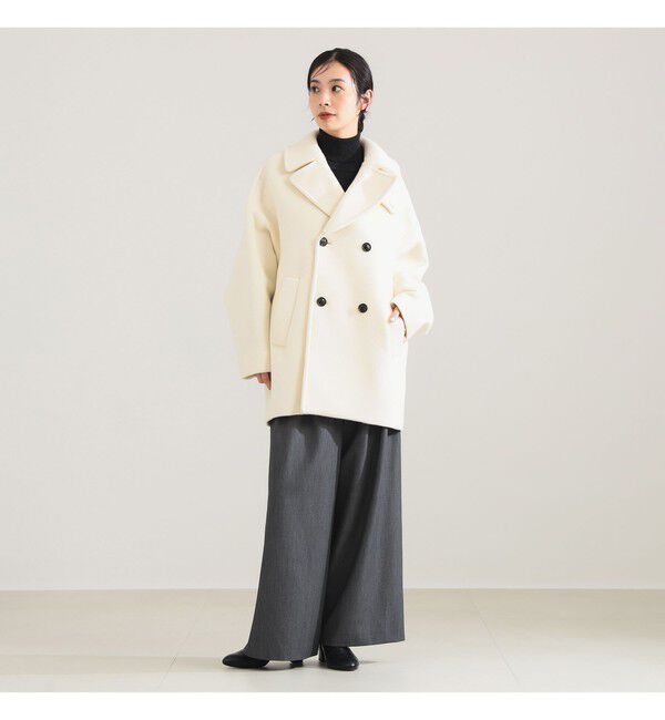 Demi-Luxe BEAMS 「TICCA / ウール ピーコート」|ブルゾン・スタジャン|