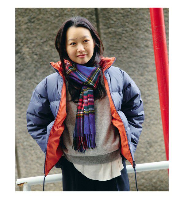 BEAMSBOY「リバーシブル ダウン ジャケット」|ブルゾン・スタジャン|