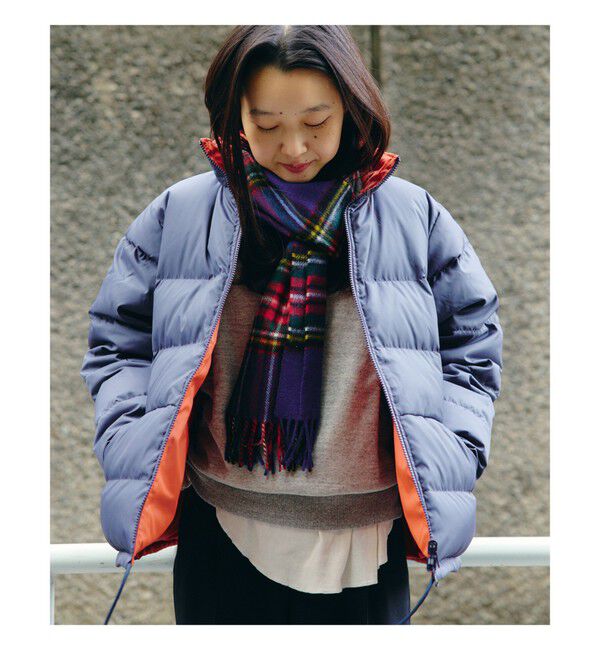 BEAMSBOY「リバーシブル ダウン ジャケット」|ブルゾン・スタジャン|